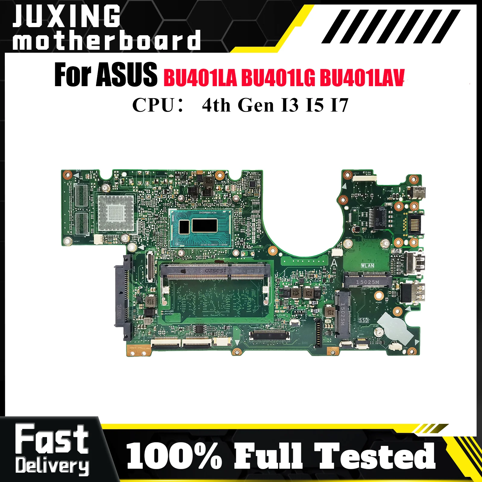 

Материнская плата для ноутбука BU401LA для ASUS ExpertBook BU401LAV BU401L BU401LA BU401LG, материнская плата с процессором I3 I5 I7, 100% тестирование, ОК, быстрая доставка