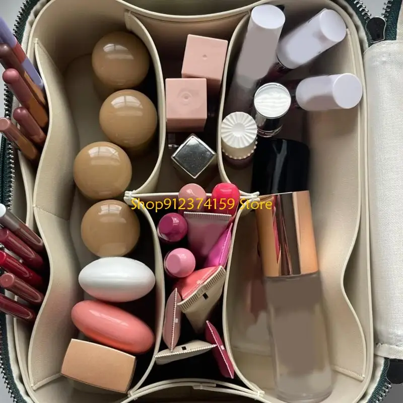G5AE Small Makeup Owner Planner with Detachable Divisions Transportable Permanent