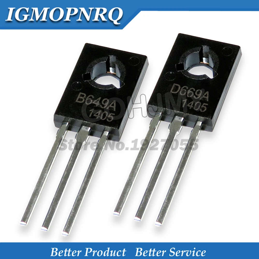 10SZT 2SB649 2SD669 TO-126 2SB772 2SD882 2SD669A D669 B649 B772 D882 TO126