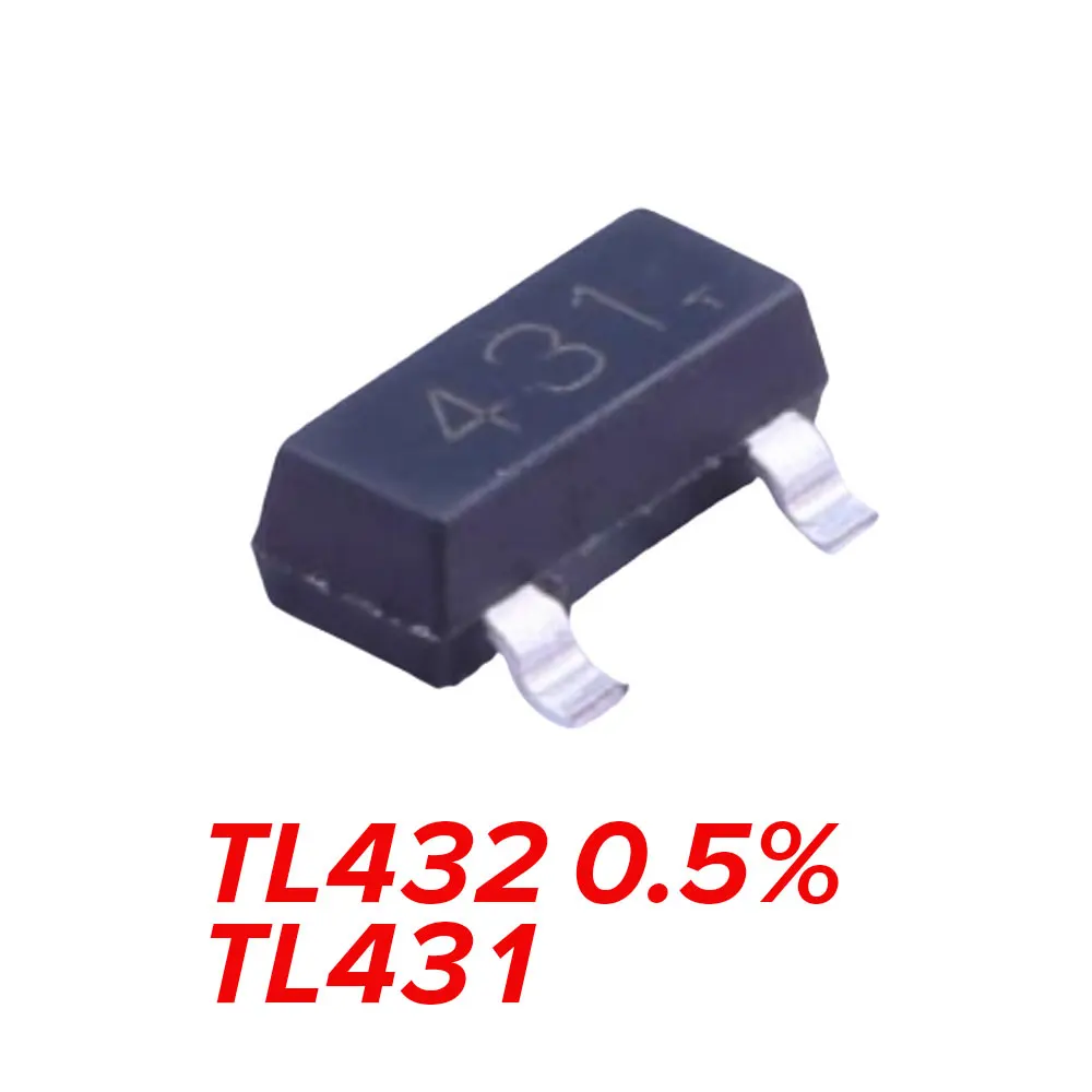 

10PCS TL432 0.5% TL431 SOT23