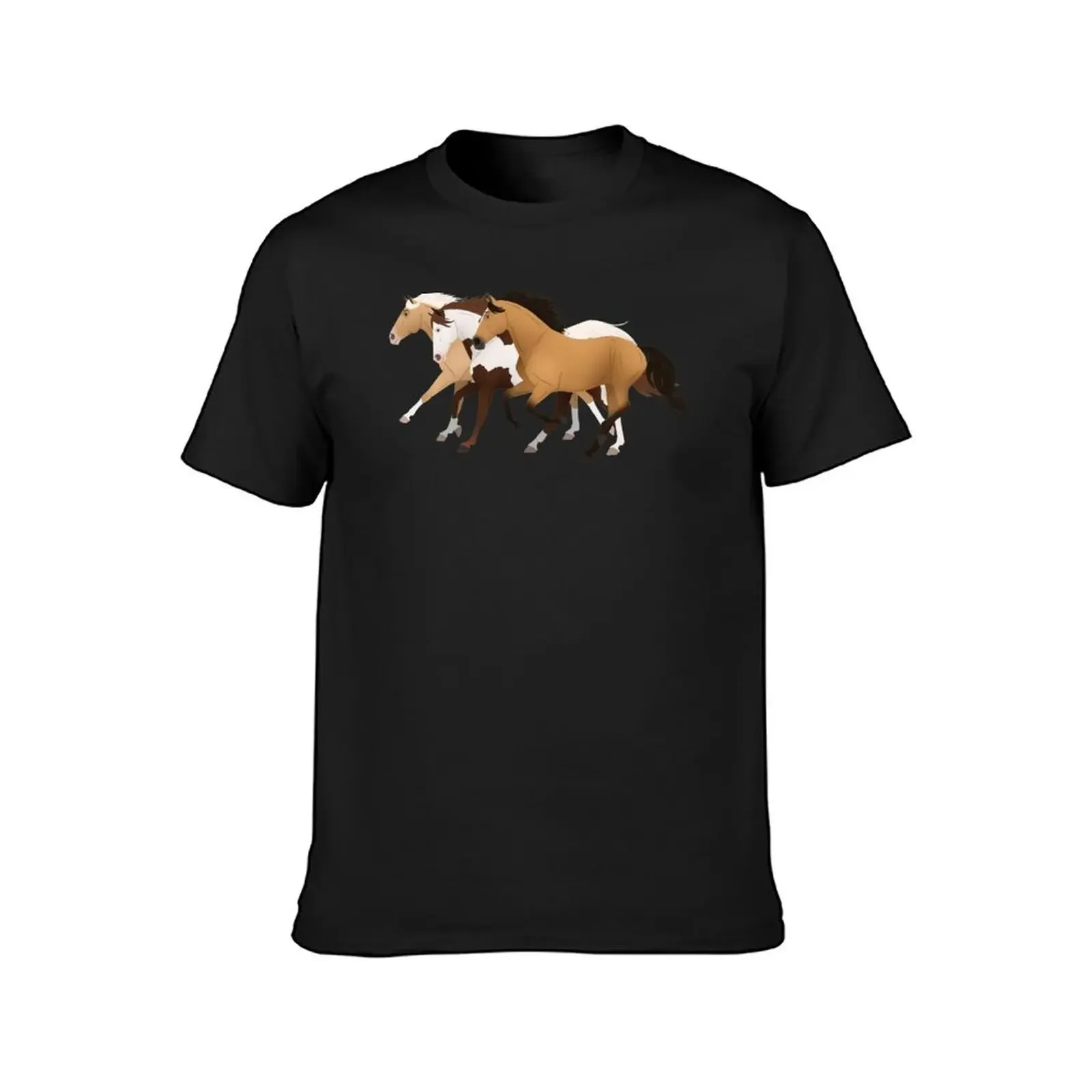 Spirit Riding Free Group - Equine Rampaige T-Shirt vintage t shirts rapper graphic tees mens designer clothes