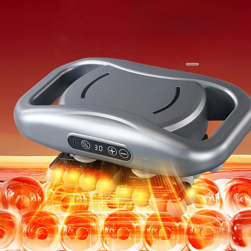 66 Head 9 Major Modes Massage Gun Time Saving Silent Large Area Massage Rechargeable Muscle Relaxer Electric Fascia Gun