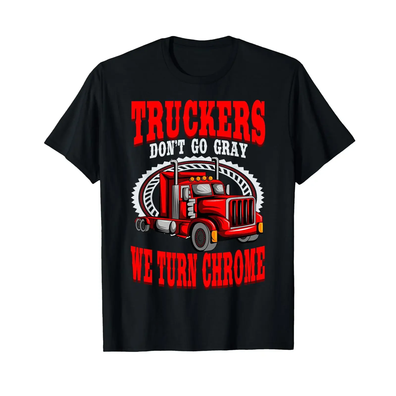 Truck Driver Trucker Truckie LGV Driving Vehicle Teamster T Shirt vintage Washed homme streetwear Versatile Slightly Stretched