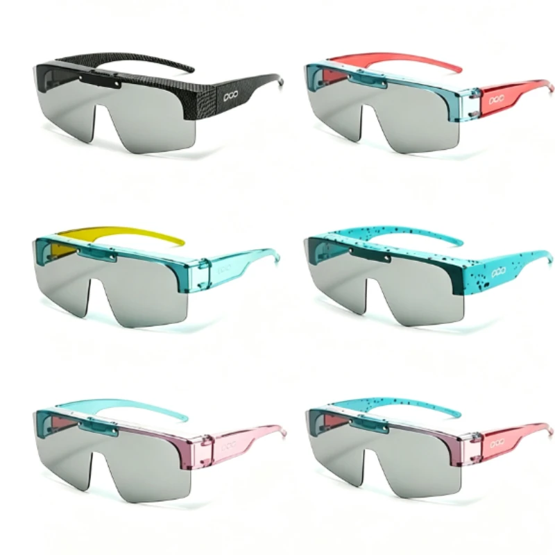 Cycling Fashion Glasses Personalized Large Frame Polarized Sunglasses Trendy Outdoor Running and Hiking Sunglasses