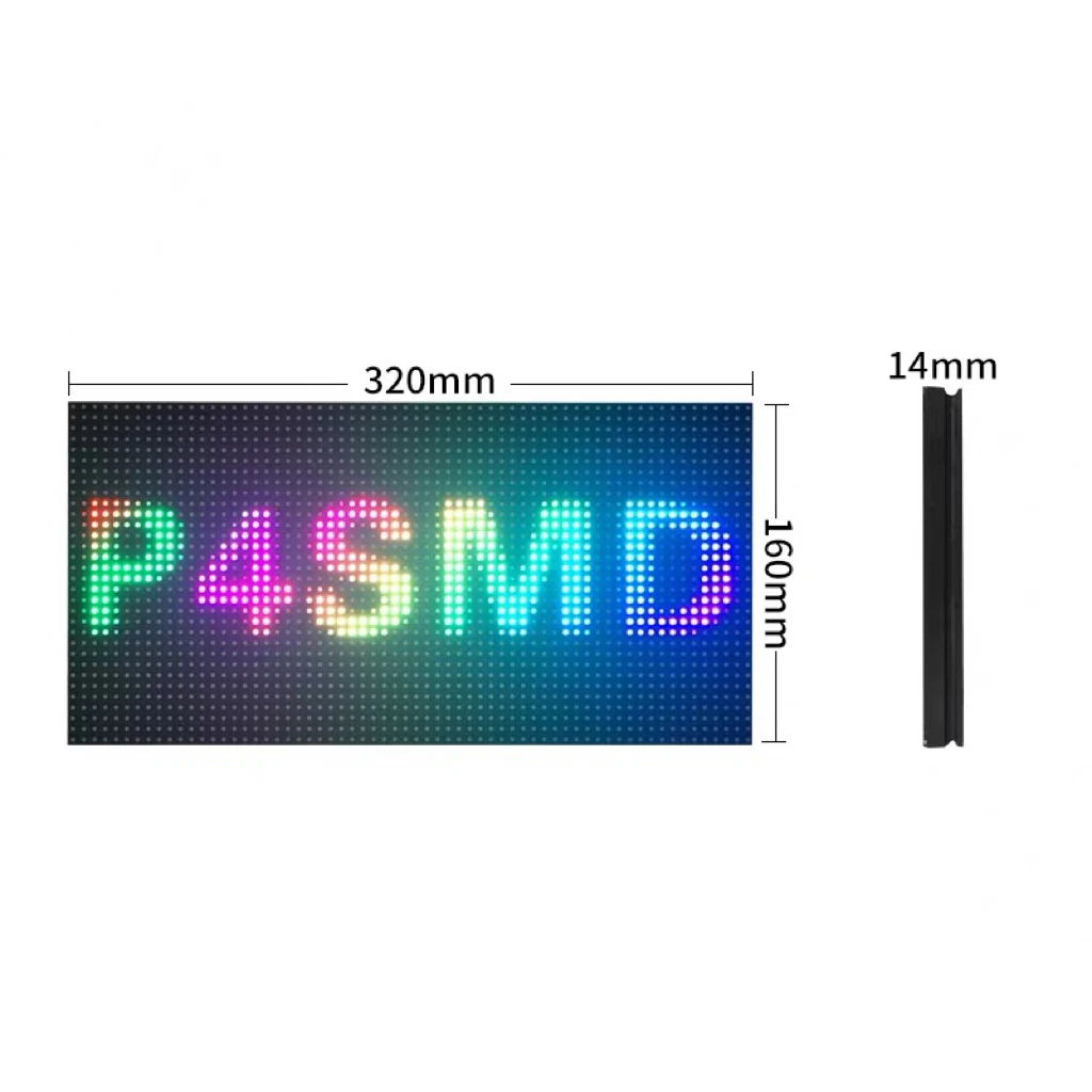 

P4 Модуль наружного светодиодного дисплея 320x160 мм 80x40 10-сканируемый полноцветный светодиодный экран для вывесок