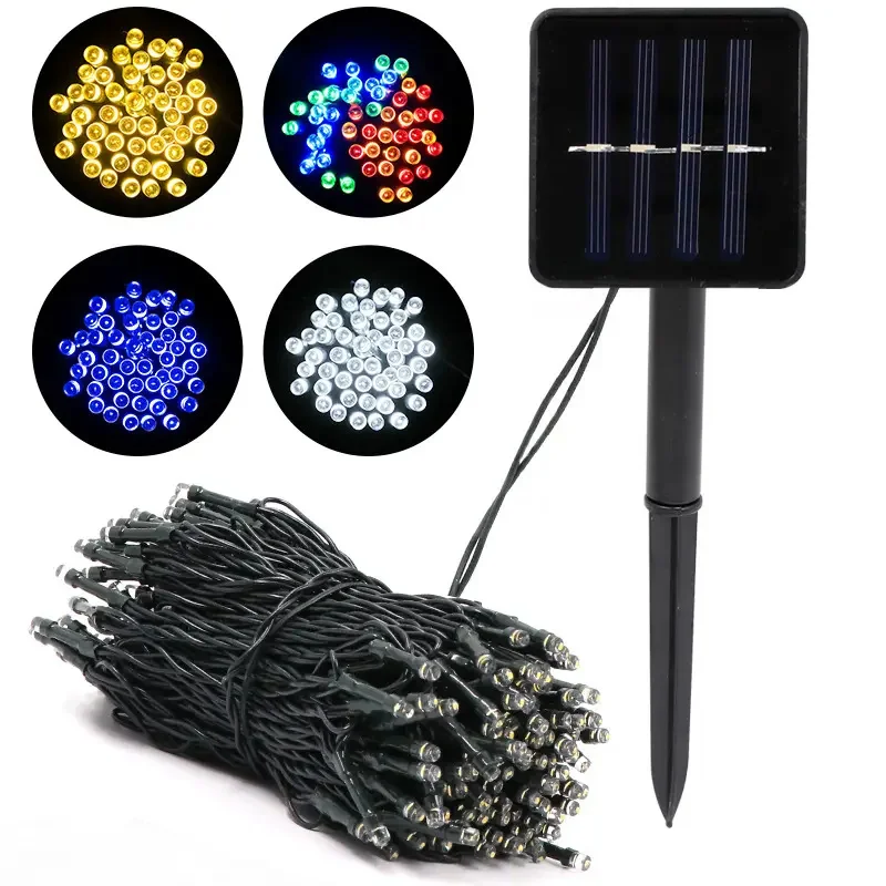 

300 LED Solar String Light Fairy Garden Waterproof Outdoor Lamp Garland For Christmas Xmas Holiday Party Home Decoration