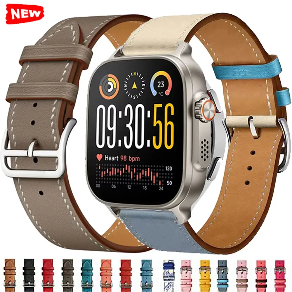 Leather Bracelet Loop For Realme Watch 5 Wrist Strap Accessories 22mm Correa For Realme Watch S2/3 3Pro S SPro/2 2 Pro Watchband