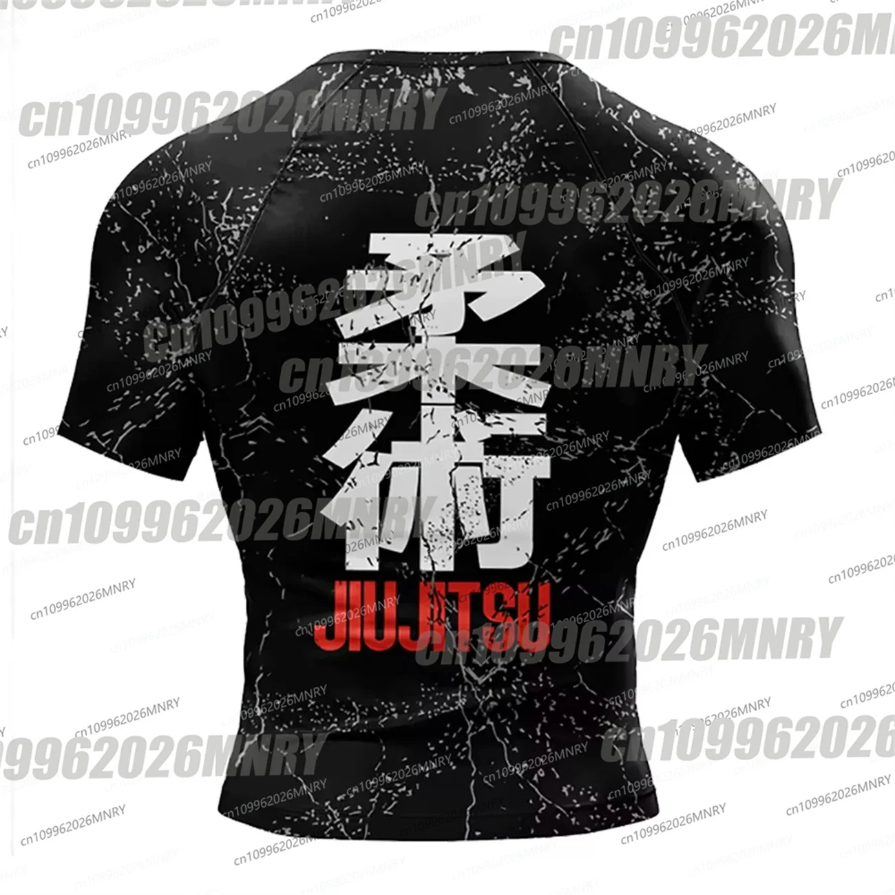 No gi Bjj T-Shirt Moto jiu jitsu kickboxing Training Rashguard Polyester Spandex Compression Sublimation Sports Men T-Shirts