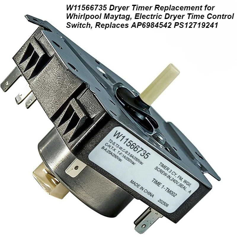 

Таймер сушилки в сборе W11566735 для сушилок Whirlpool — полный сменный блок