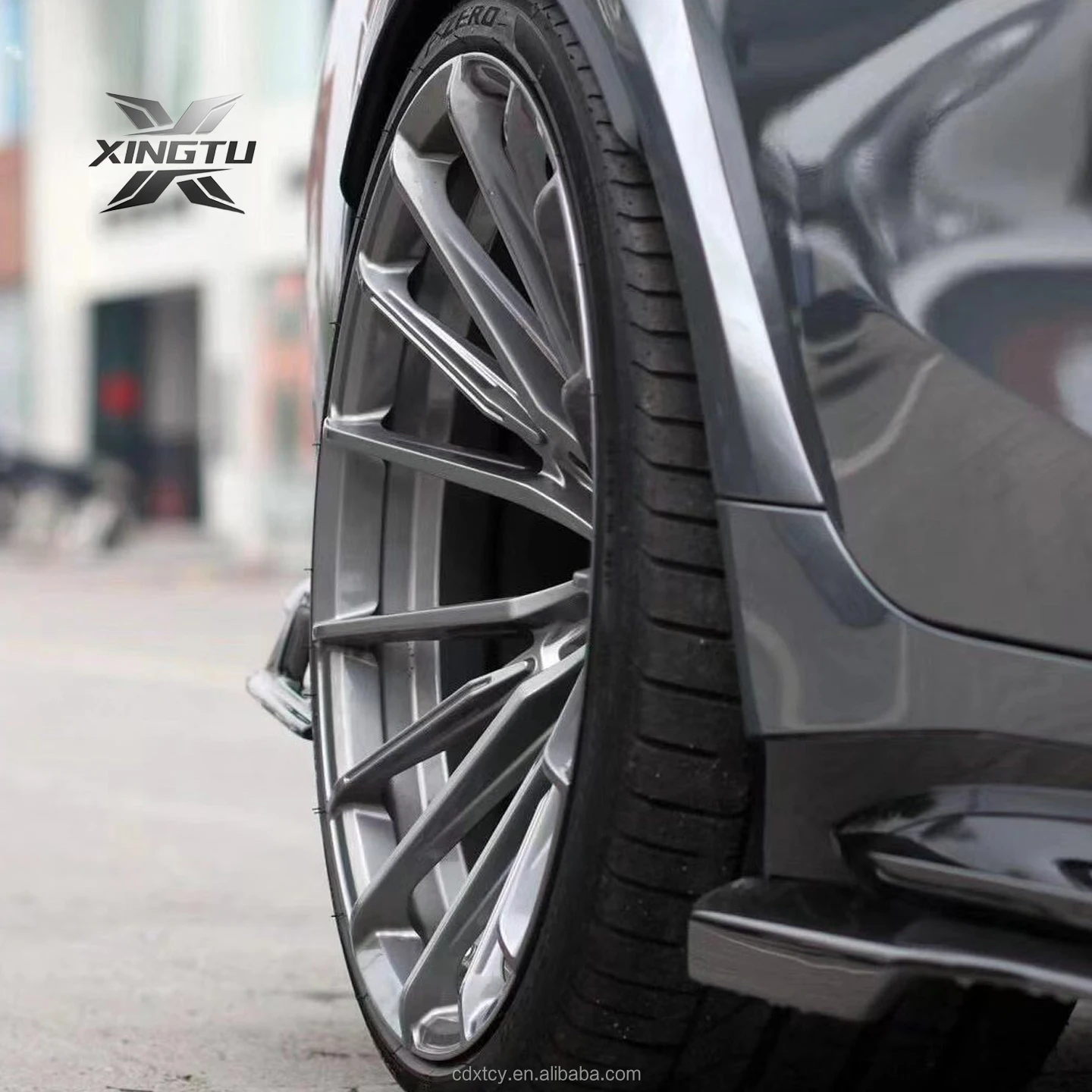 Powder Coating Deep Concave Forged Car Wheels 5x114.3 5x112 5x120