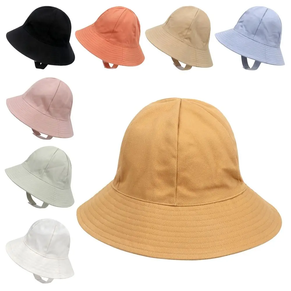 Spring Summer Portable Outdoor Wide Brim Big Visors Beach Cap Sun Hat Fisherman Cap Bucket Hat