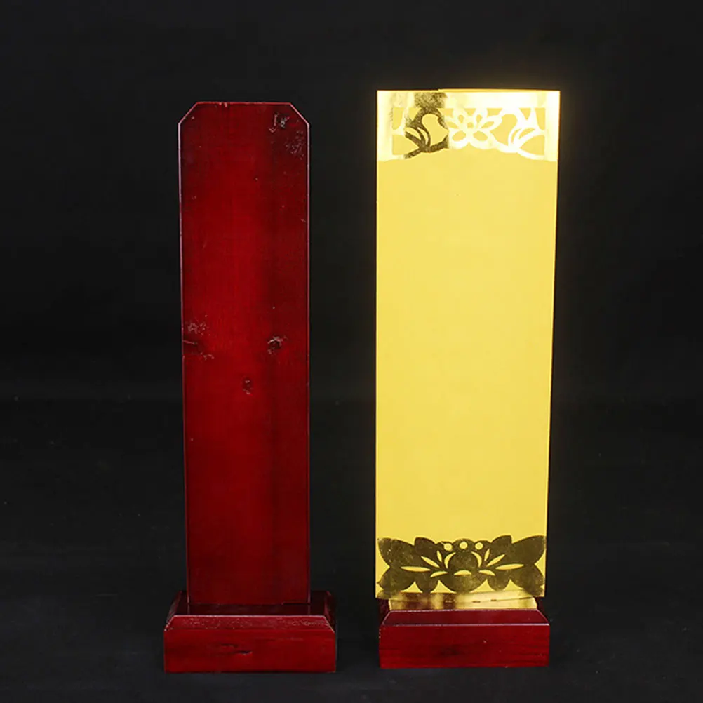 

Buddhist Offering Blank Plate Premium Materials Rust Resistant Age Proof Perfect Religious Sacrifices Ancestors Home