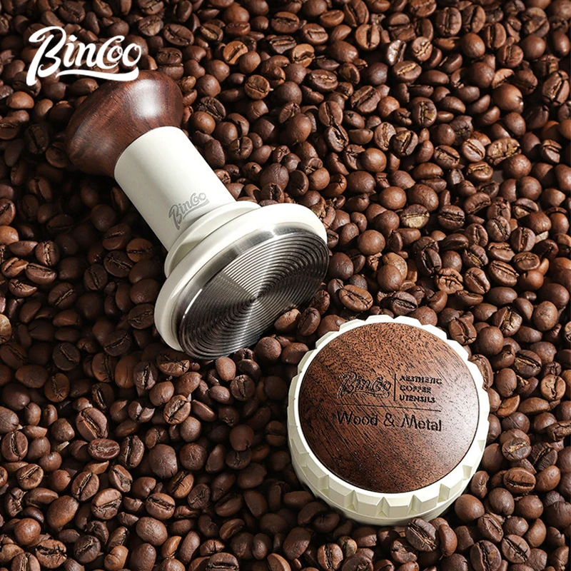 

Coffee Tamper 58mm - Spring-Loaded Tamper-58mm Coffee Distributor and Tamper
