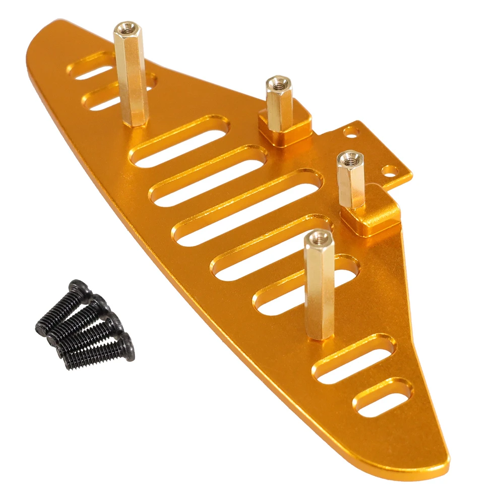 ชุดกันชนหน้าอะไหล่โลหะอัพเกรดสำหรับรถบังคับวิทยุ MJX 1/14 14301 14302 14303 อุปกรณ์เสริมสำหรับโมเดลรถ