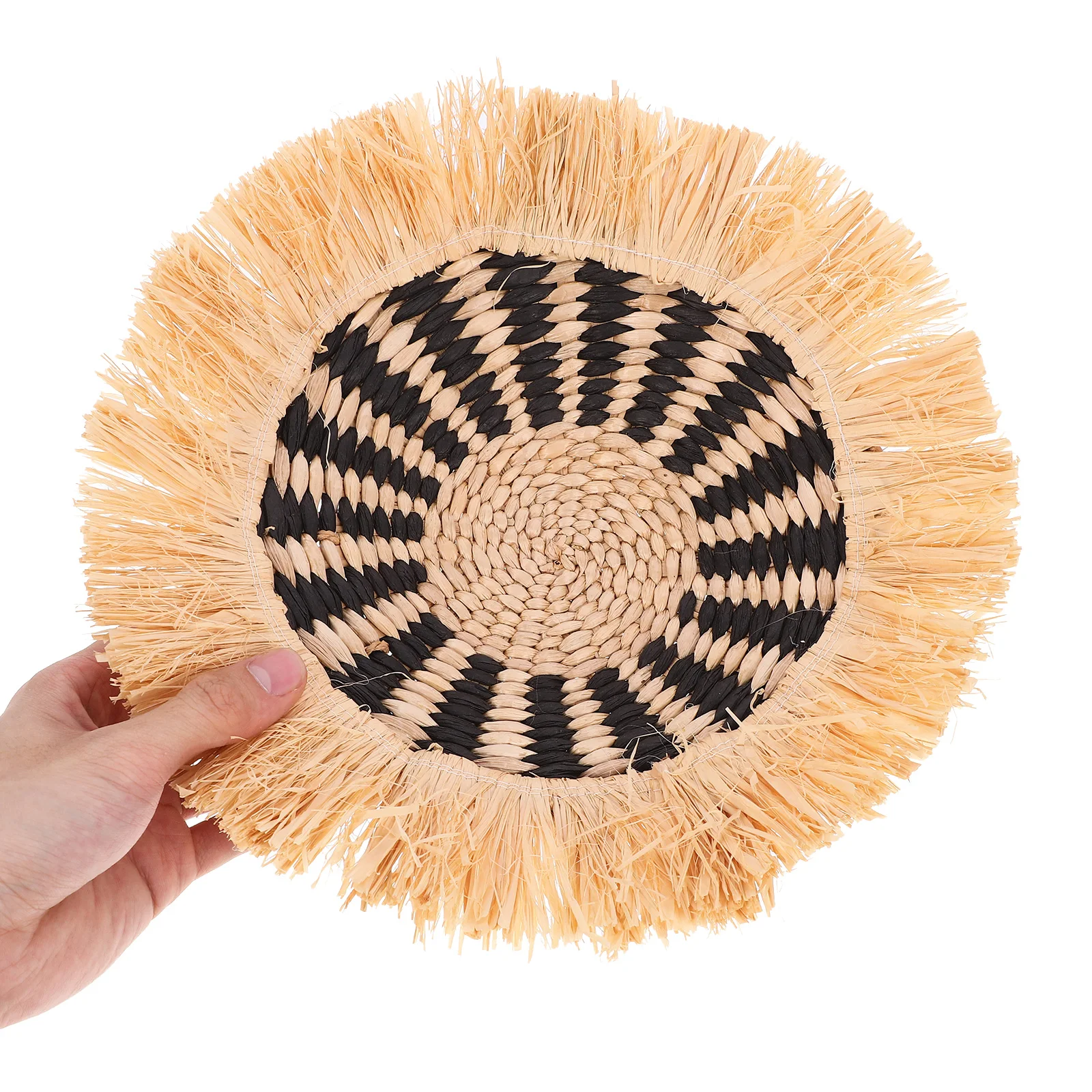 

Farmhouse Style Wall Decor 28cm Woven Pendant Rustic Home Decoration Kids Room Art Craft Hanging Ornament Unique Design