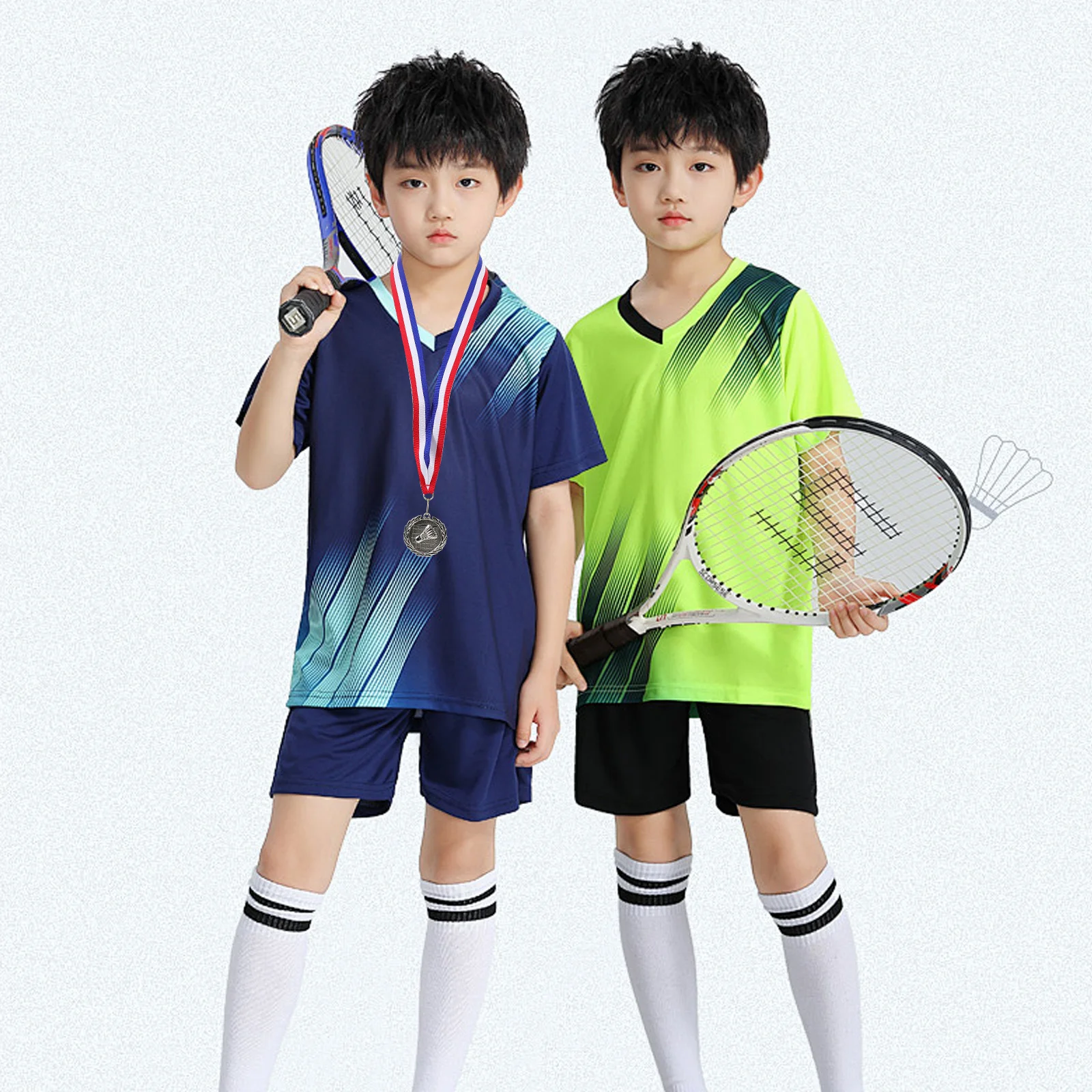 Elegante Badminton-Wettbewerbspreise, Medaillen, Sportveranstaltungen, Preise, Gewinner, Belohnungsmedaille, Partygeschenke, Schulturniere