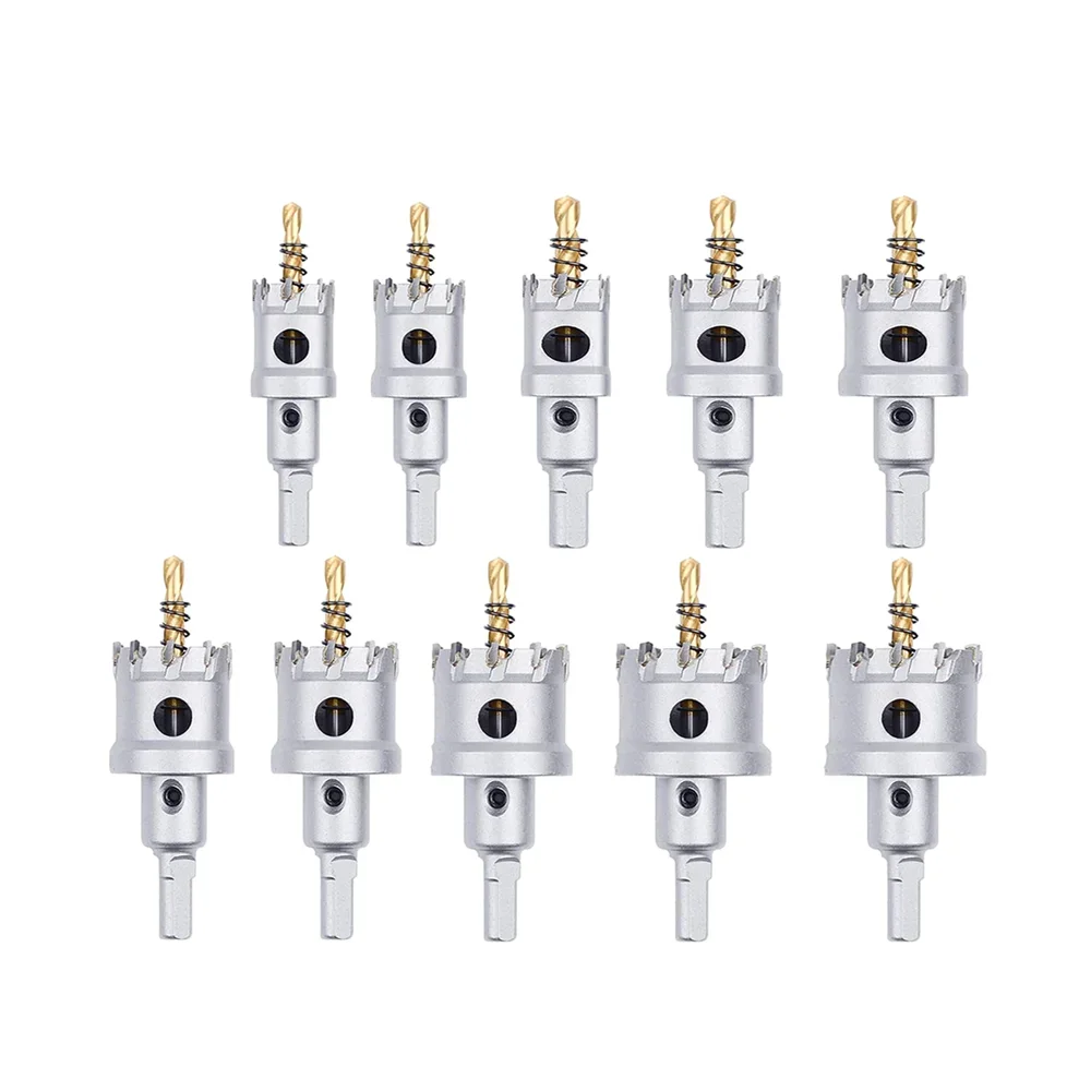 Imagem -02 - Metal Hole Saw Broca Conjunto para Carpintaria Ferramentas de Corte Aço 1654 mm 21 10 Pcs