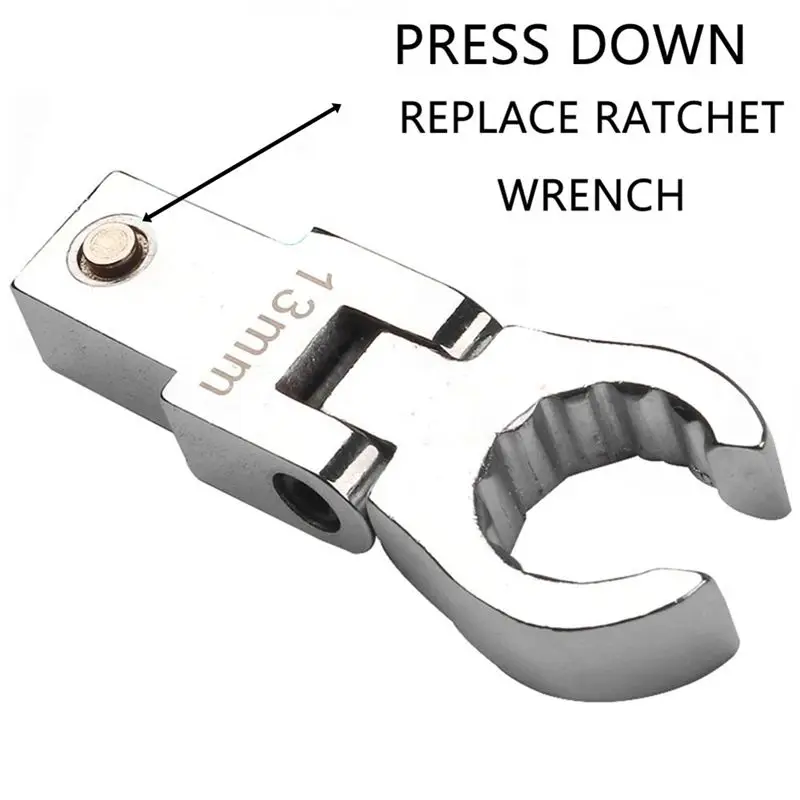 NEW Ratchet Wrench Shaking Head Wrench Rotatable Removable Flexible Torque Spanner Ratchet Handle Wrench Hand Tool