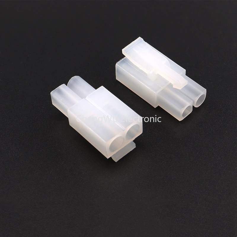 10sets L6.2-2P Big Tamiya 6.2mm Pitch Male Female Rubber Shell Connector Plug-in Terminal Aerial Model Toy Butt Joint Plug