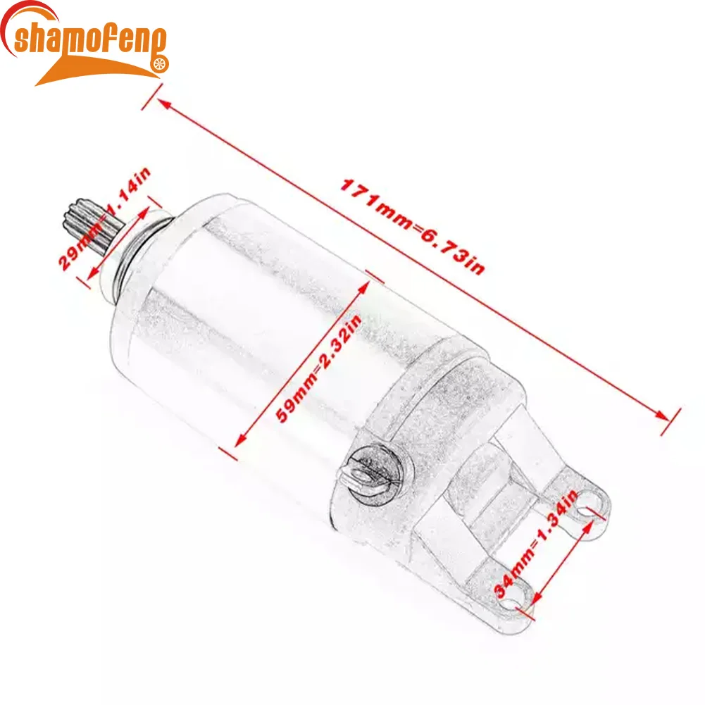 Motorcycle ATV Starter Motor For Suzuki Skywave AN250 AN400 UH200 UH125 UH150 UH200 AN UH Burgman 200 250 400 125 150 UC