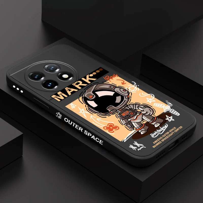 

Industrial Spaceman Phone Case For Oneplus 13 13R 12 12R 11 11R 10 10R 10T 9R 9RT 9 8T 8 7 7T Pro 5G Liquid Silicone Cover