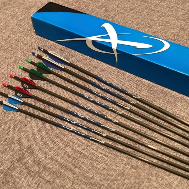 12 Pure Carbon Arrows in A Dozen, with Anti-nail