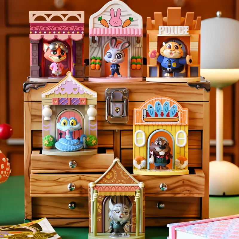 

HotToys Zootopia 2, слепая коробка для сцены COSBI Judith Nick, окружающая кукла, подарки ручной работы, орнамент, мужские и женские подарки, новый продукт