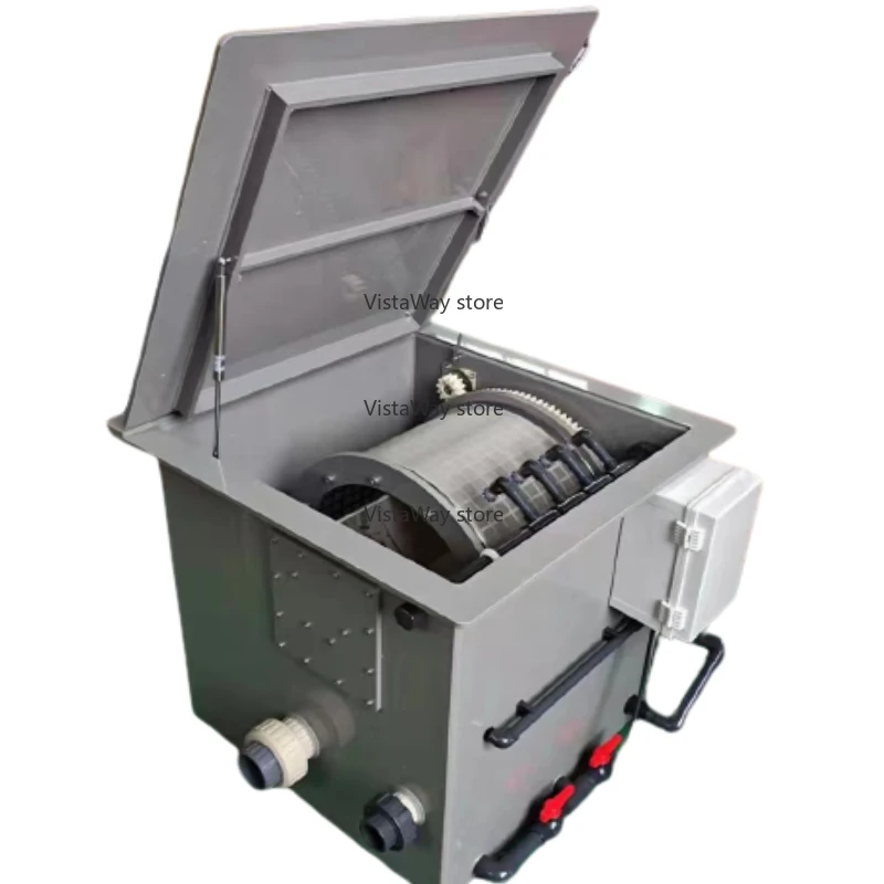 

Барабанный фильтр для пруда кои Высокоэффективный обезвоживающий роторный барабанный фильтр Промышленные барабанные вращающиеся фильтры