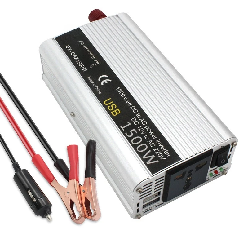 

Modified sine wave 500W/1500W vehicle inverter with USB12/24V to 240V inverter