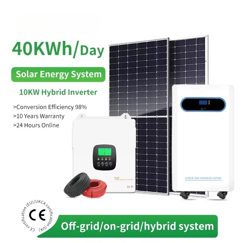 Customized Growatt 6000ES Plus 6KW MPPT Solar Power System With Monocrystalline Silicon Panels-Hot Sale