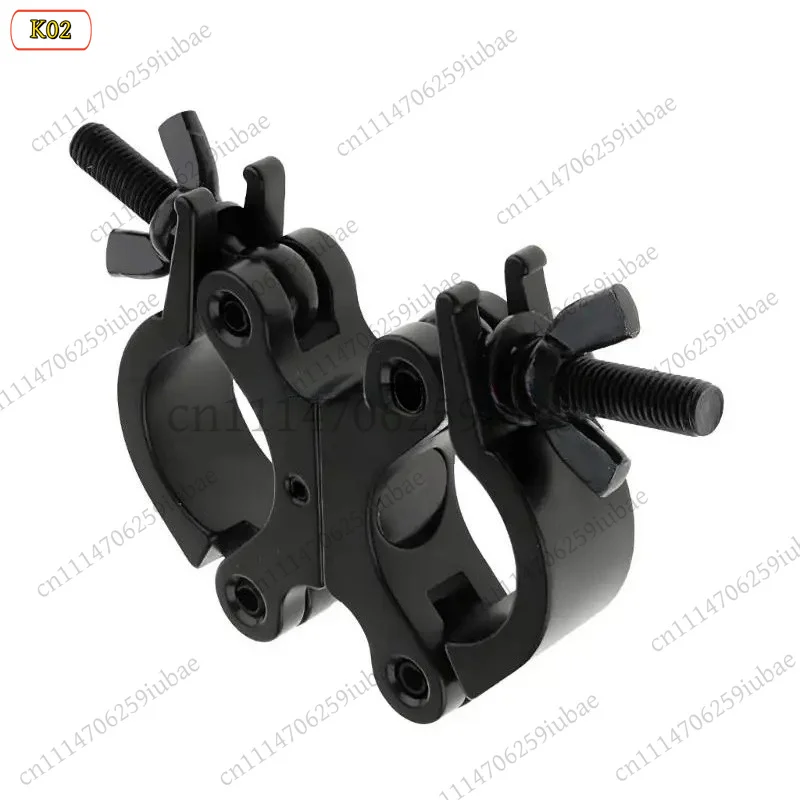 BK Aluminum Stage Light Pipe Clamp Quick Release Mechanism Single Double Rings Tubing Clamp Enduring