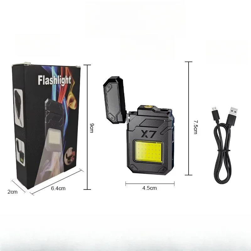 X7 Charging Lighter with Flashlight Illuminated Waterproof & Windproof Mini Cigarette Lighters&Smoking Accessorie Cigar Ignition - Image 6