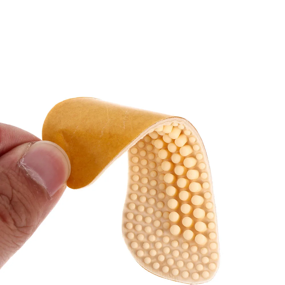 

Silicone Heel Pads 4D Design Beige Anti Slip Liners Grips Protectors Comfortable Toe Cushions for Shoes High Quality Soft