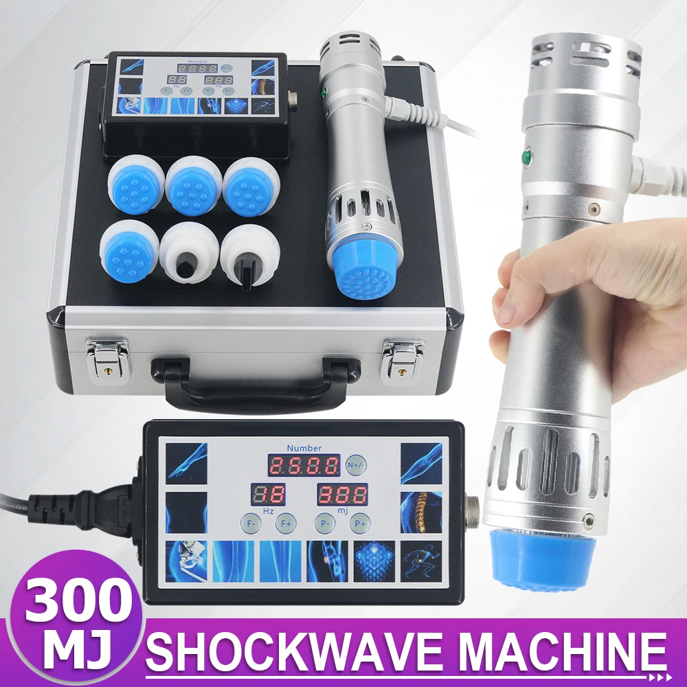 Shockwave Therapy Machine For Effective ED Treatment And Relieve Pain Relaxation 300MJ Shock Wave Massage Machine Physiotherapy
