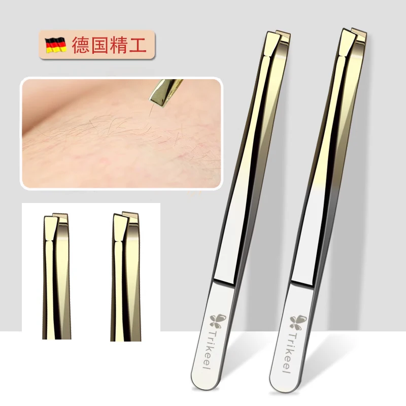 

1pcs Tattoo Artist Eyelashes Eyebrow Clips Eyebrow Trimming Clips Small Tweezers Pulling Beard Nose Hair Handy Tool Clip Flat