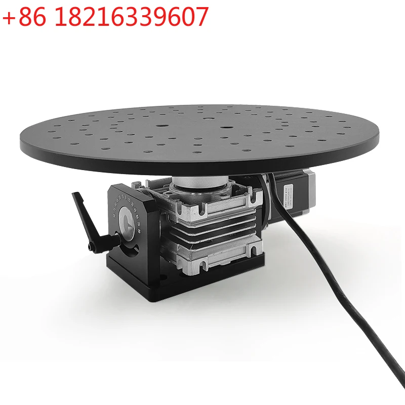 

360 ° Поворотный стол HY-JD300, электрическая поворотная платформа, гравировальный станок, маркировочная машина, стол для гравировки