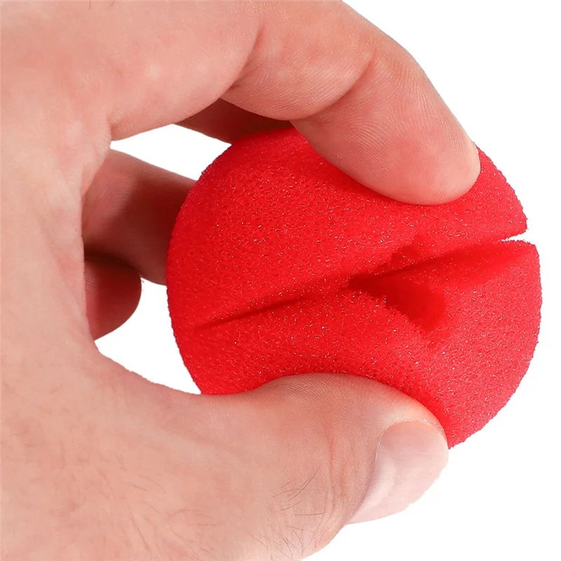 

100Pcs Adorable Red Ball Sponge Clown Nose For Party Wedding Decoration Christmas Halloween Costume Magic Dress