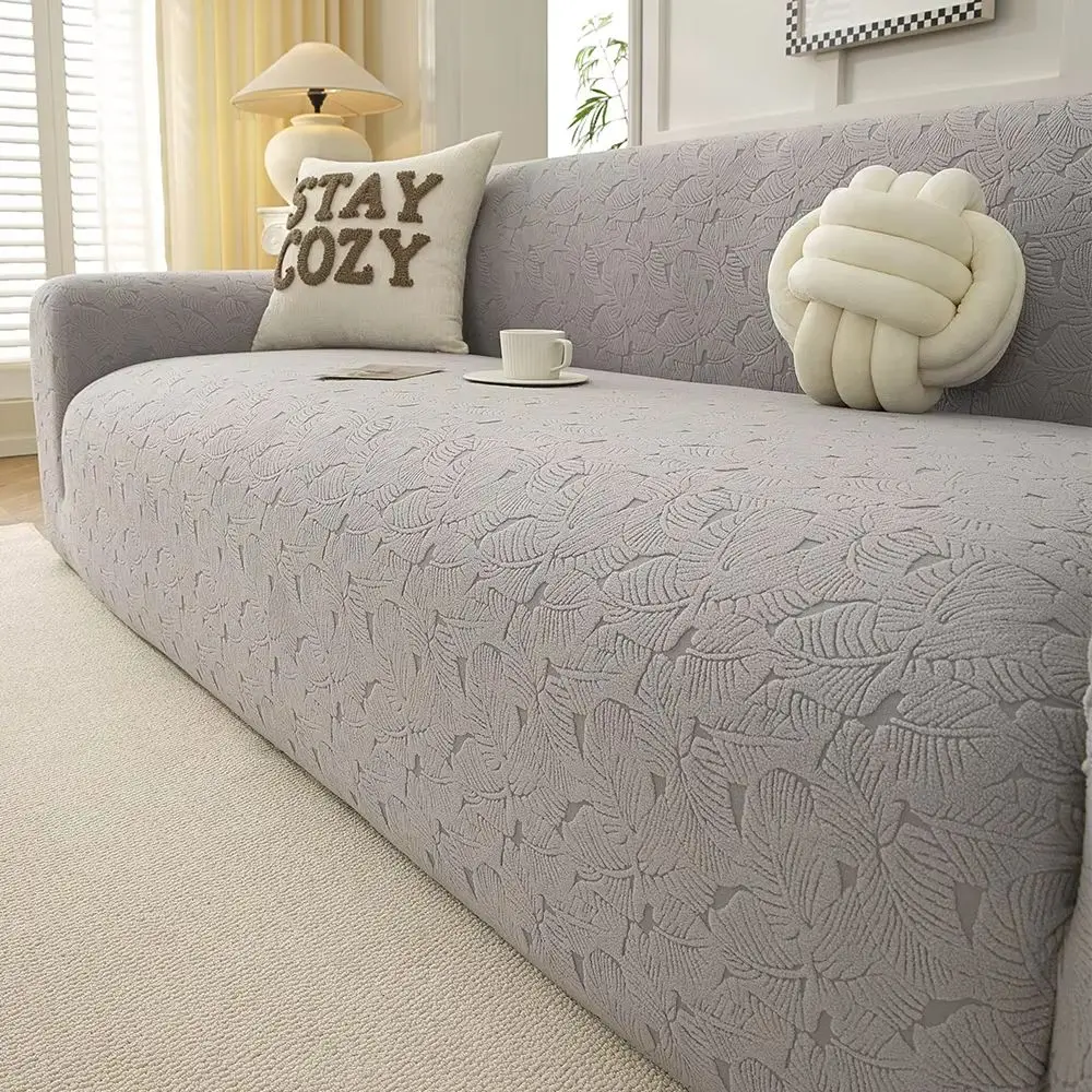Leaf Style Elastic Sofa Cover Four Season Anti-Slip Dustproof Machine Washed Couch Cushion Protector for Home Decor