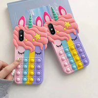 3D Cartoon Pink Unicorn Silicone Case For Xiaomi Redmi 10A 9A 9AT 9i Note 10 9 Pro Max 10T 5G 9S 9T 9C NFC 9 Power Funda