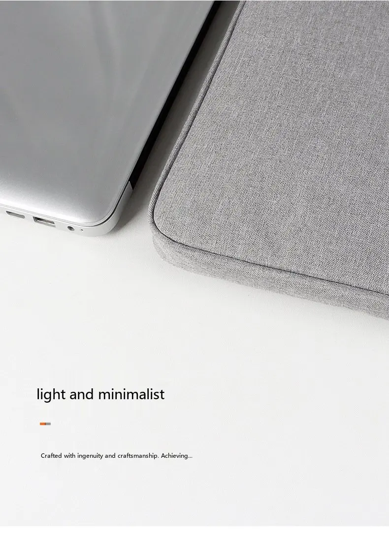 Laptop-Schutzhülle 11,6-15,6 Zoll Neopren-Schutztasche für MacBook Ultrabook – Detail 10