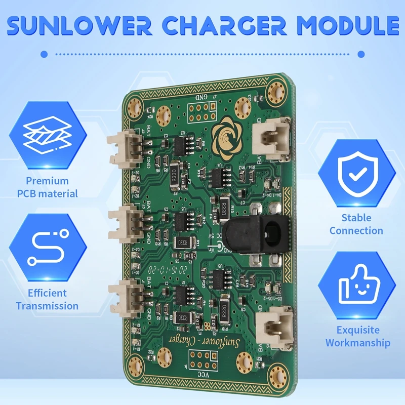 Li-Ion Battery Charging Module Sunflower Multi-Channel Portable Utility Module TP4056 Module