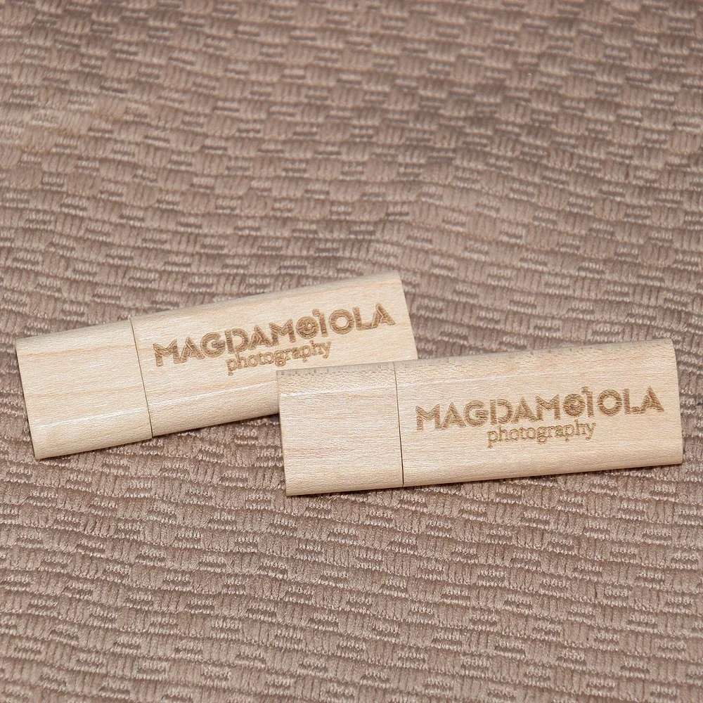 20 قطعة لكل مجموعة شعار مجاني خشبي USB 2.0 الخشب محرك فلاش usb بندريف 4GB 8GB 16GB 32GB 64GB الذاكرة عصا بالجملة لحفل الزفاف