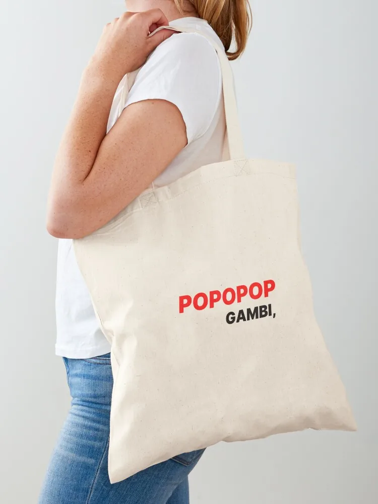 Popopop !!! GAMBI, Tote Bag tote bag men Canvas stote bag Gift large size bags
