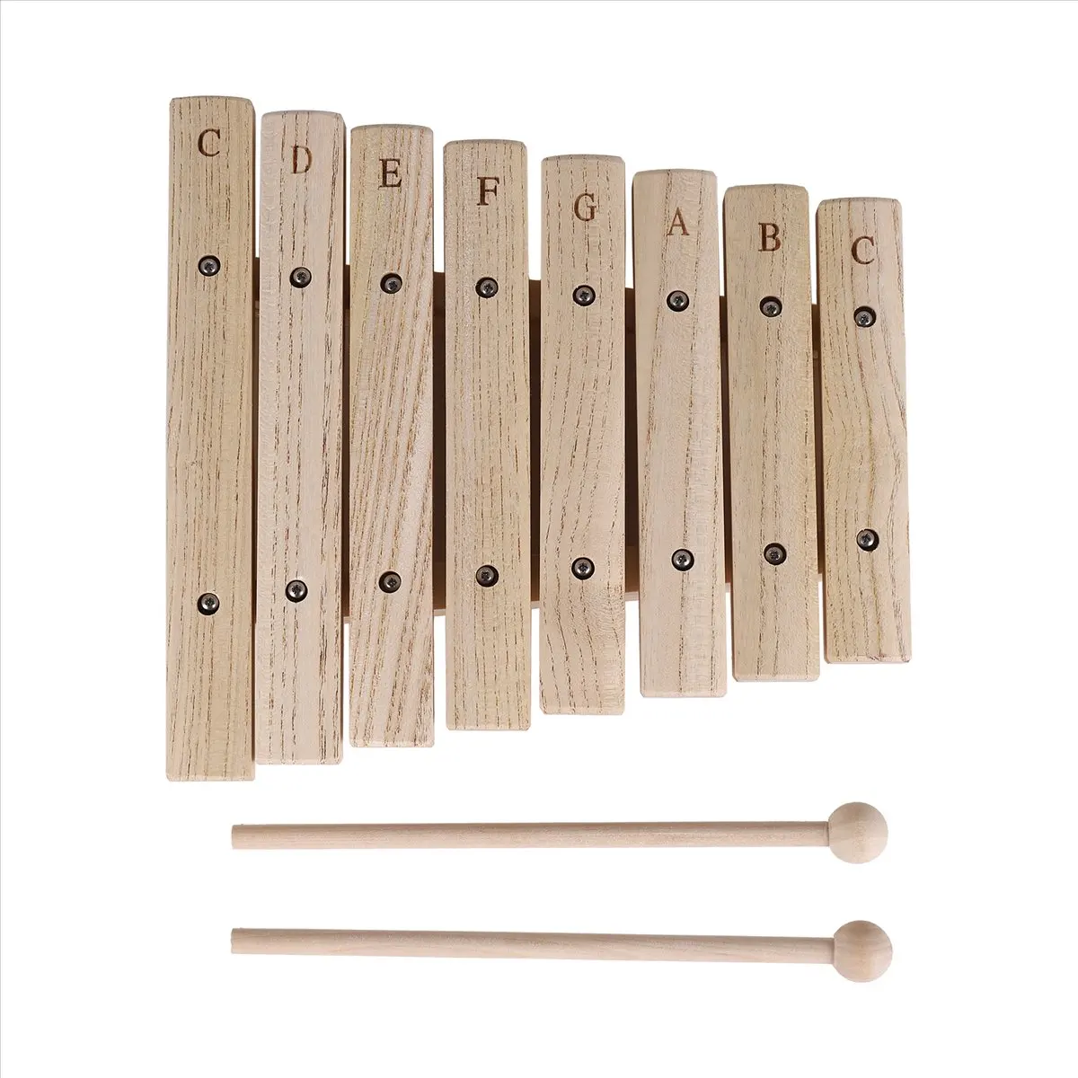 【CYBER MONDAY】Children Kids Natural Wood Wooden 8 Tone Xylophone Percussion Toy Musical Instrument for Kids Music Develop