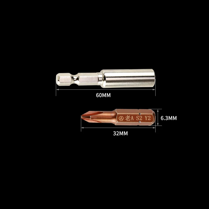LAOA S2 Screwdriver Bit 10pcs High hardness Screwdriver Extension Rod