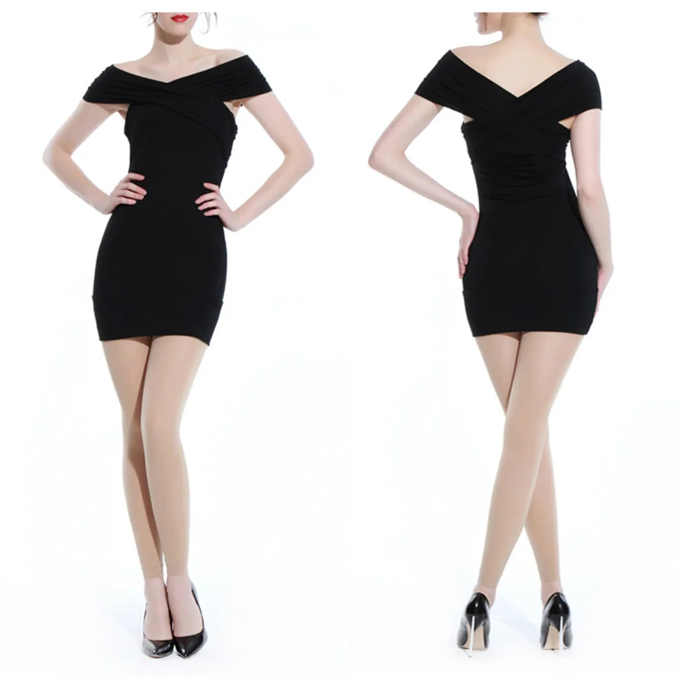 Collant anti-gancio Collant da donna Abiti da vacanza Moda quotidiana Tessuto in nylon Modello tinta unita Adatto per la primavera