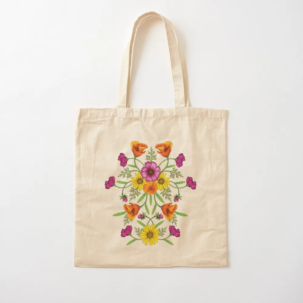 

Spring Wildflower Garden Tote Bag Women bags Shopping bags hand bag Handbags