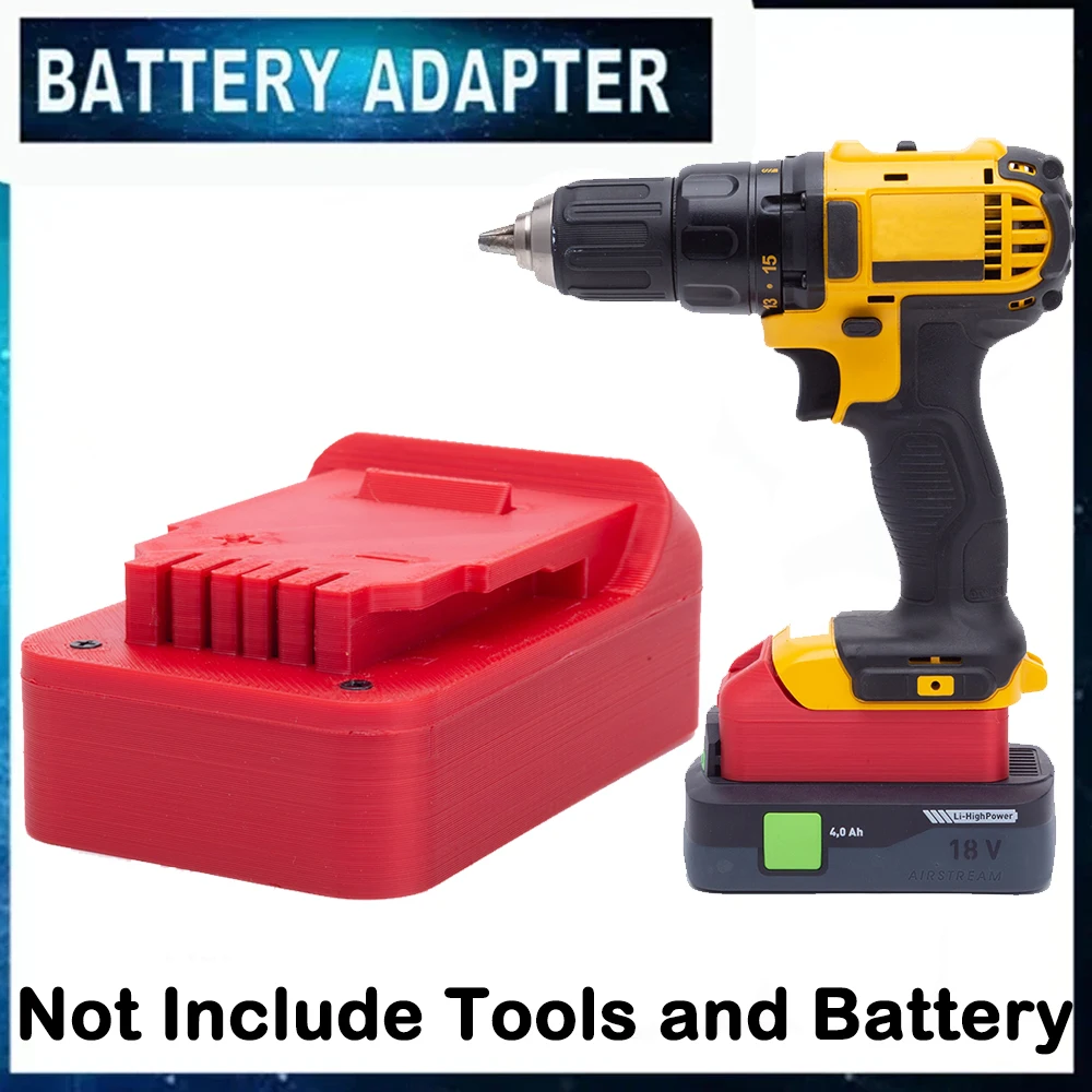 

Battery Adapter For FESTOOL 18V Lithium Battery To for DeWalt 18V Power Tools Cordless Converter (Battery not included)