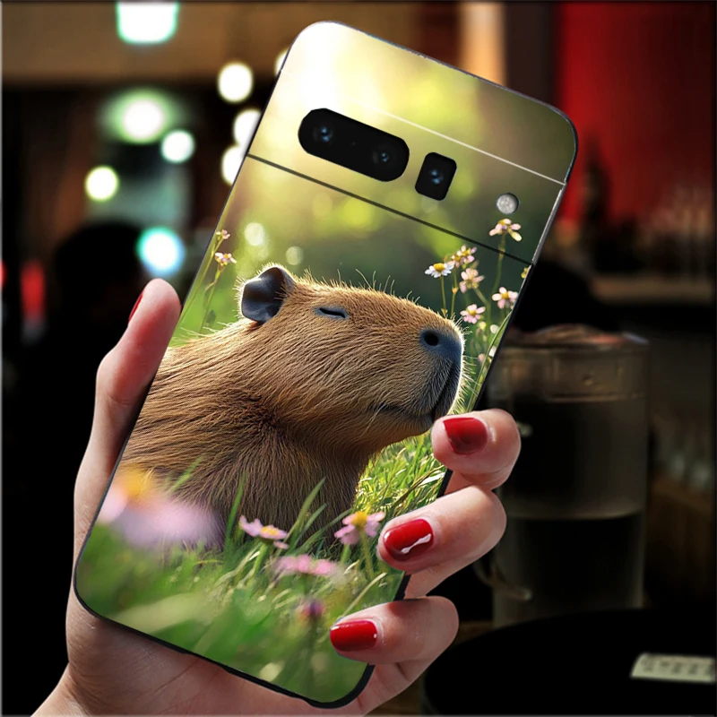 

Animal Capybara Carcasa Funda Phone Case For Google Pixel 10 9 Pro XL 9A 8 7 6 Pro Pixel 8A 7A 6A Pixel 8 7 6 5 Case