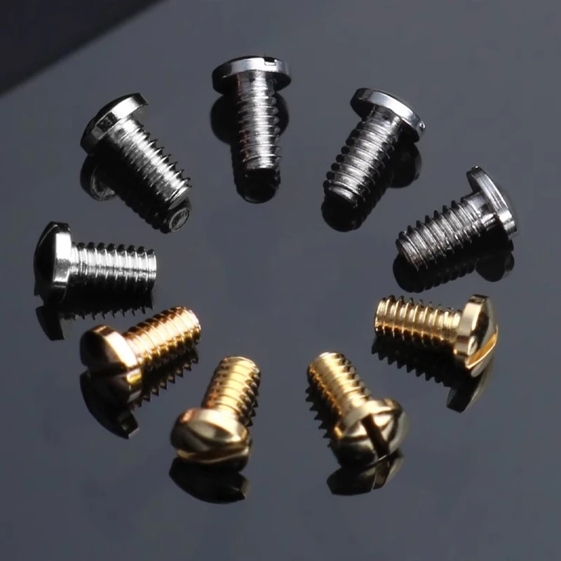 For Longines L4 Jialan Cover Screws Watch Back Shell Screw Bottom Cover Screw L4.209 L4.709 Silver Gold Watch Parts with Tools